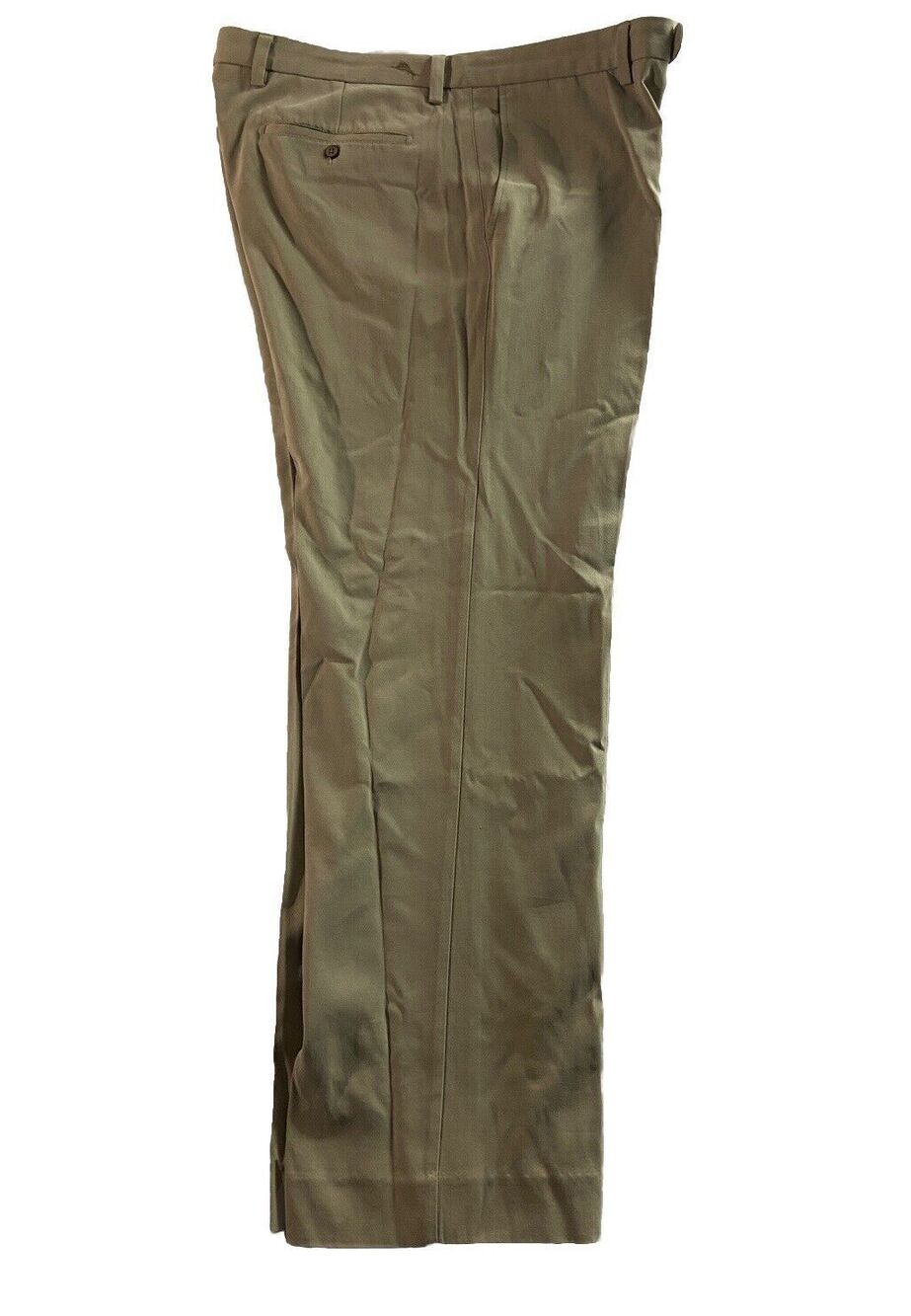 Tommy Bahama Pants Mens 38x32 Beige Chino Flat Front Silk Blend Casual Adult
